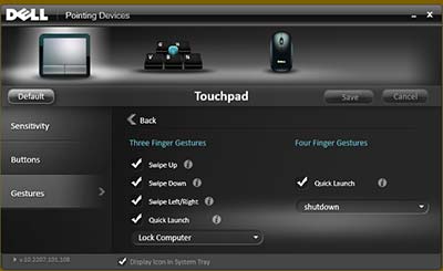 Cách tùy chỉnh thao tác Touchpad trên Dell Laptop