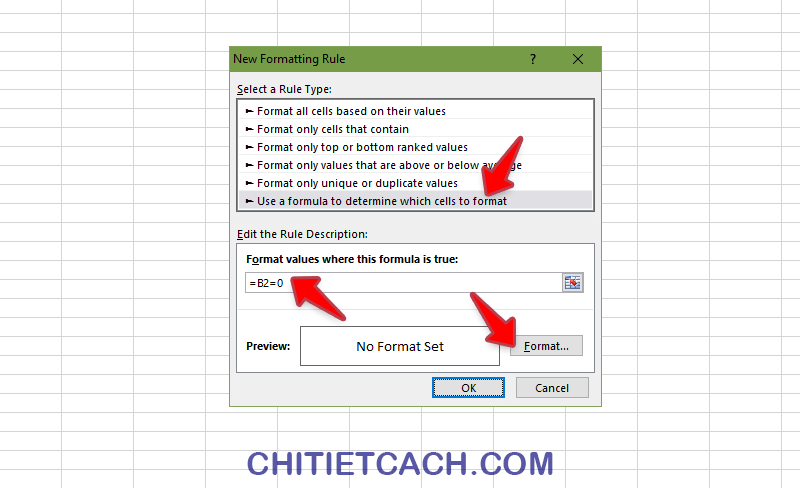 Formatting Rule Excel