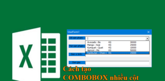 Combobox UserFrom Excel