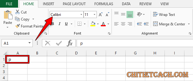 Ký tự PI trong Excel
