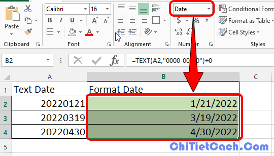 Format Short Date Excel